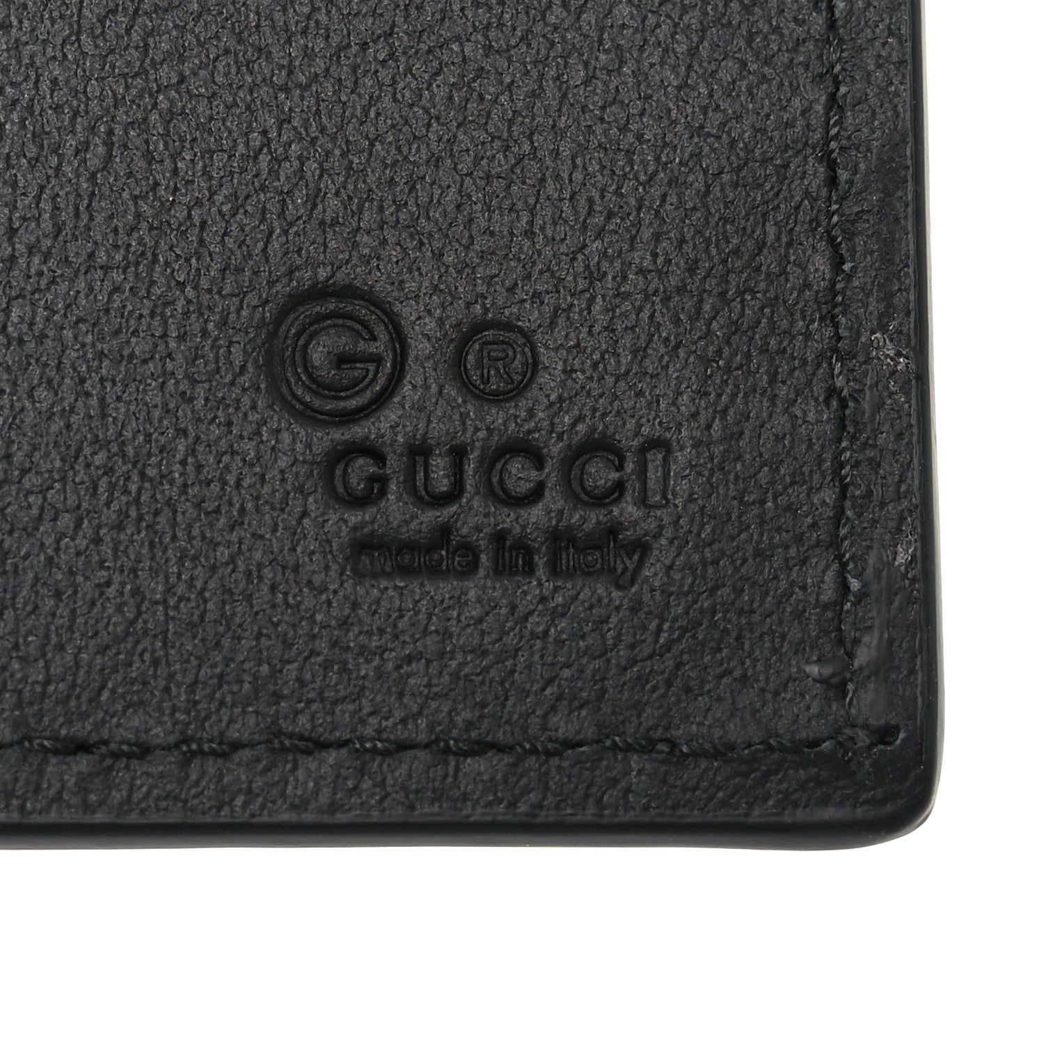 Gucci Microguccissima Bi-Fold Wallet Black 6 of 7