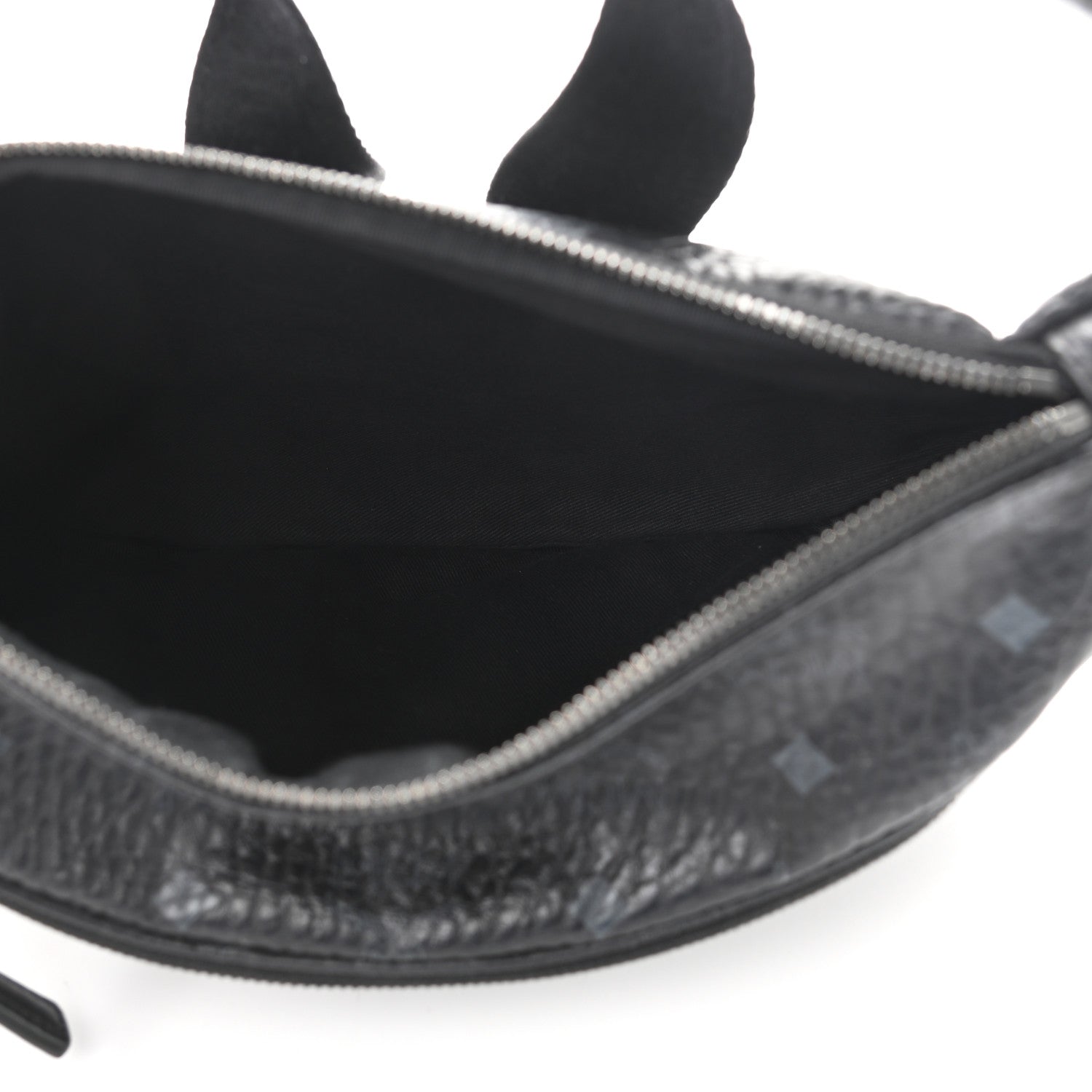 MCM Visetos Stark Belt Bag Black 6 of 9