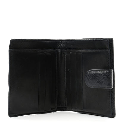 Chanel Caviar Timeless CC Compact French Wallet Black 5 of 9