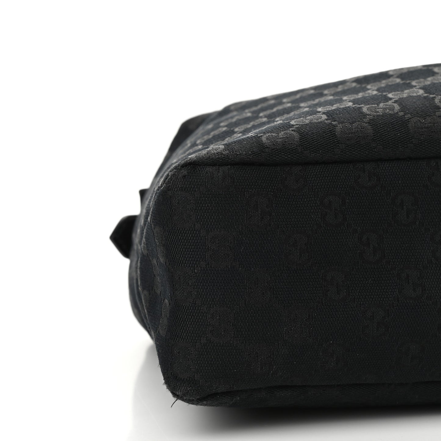 Monogram Medium Horsebit Chain Hobo Black