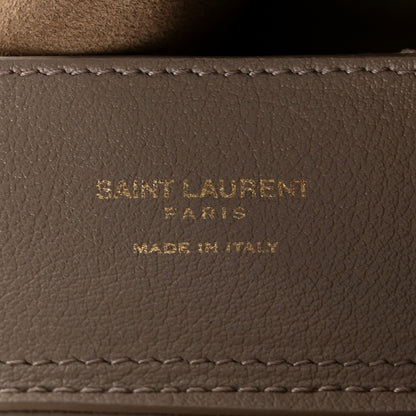 Saint Laurent Calfskin North-South Shopping Tote Dark Beige 7 of 11