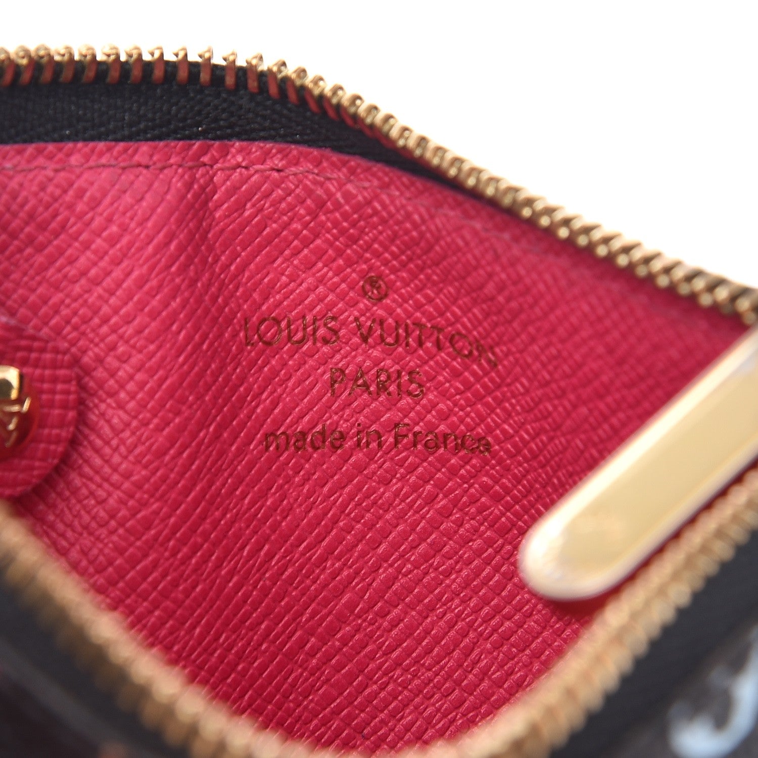 Louis Vuitton Monogram Multicolor Key Pouch Black Grenade 6 of 8
