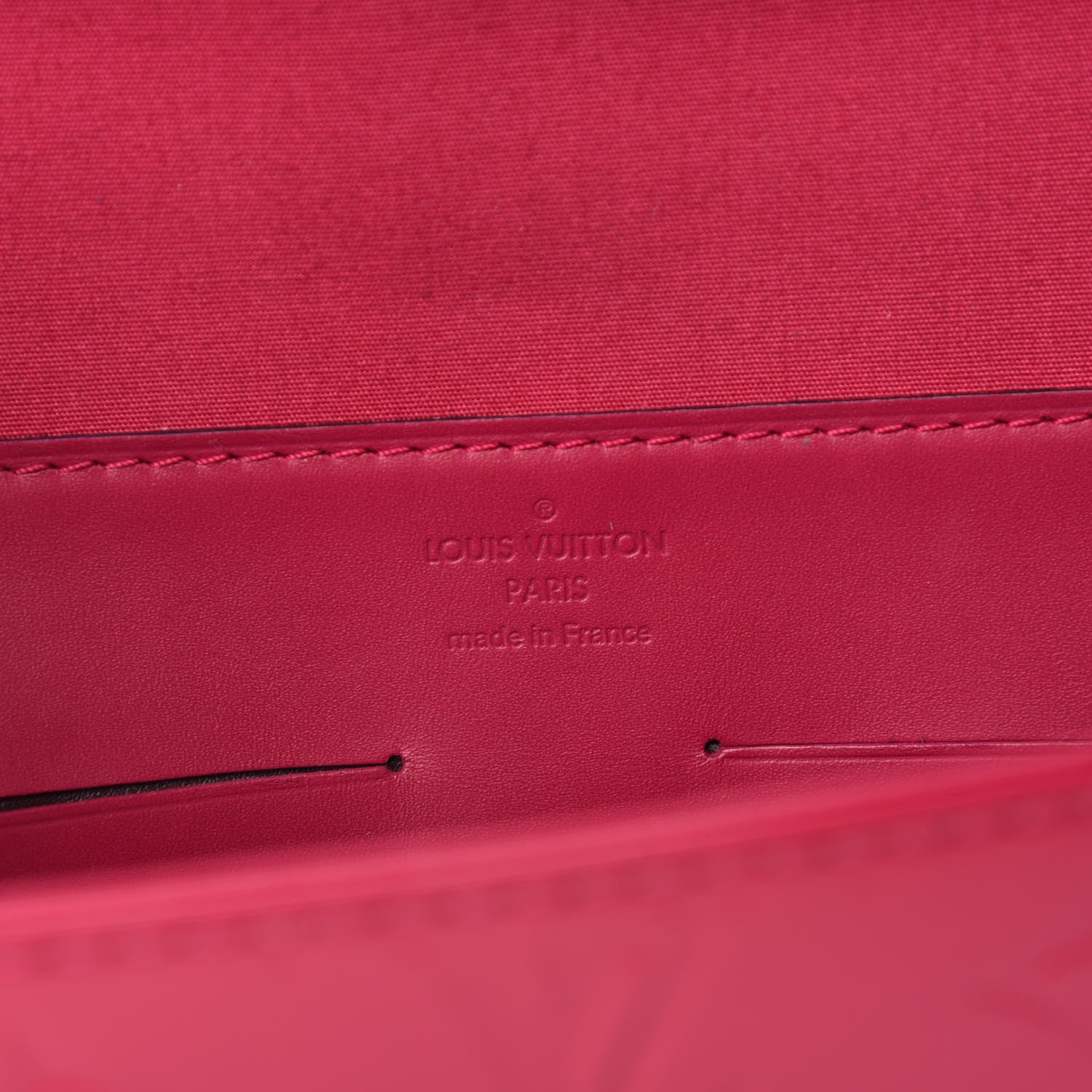 Louis Vuitton Vernis Ana Clutch Rose Indien 9 of 11
