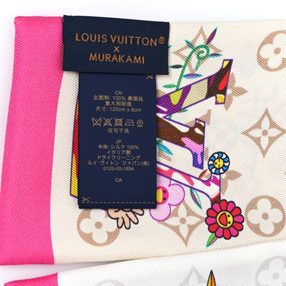 Louis Vuitton LV X TM Silk Superflat Monogram Bandeau White 3 of 3