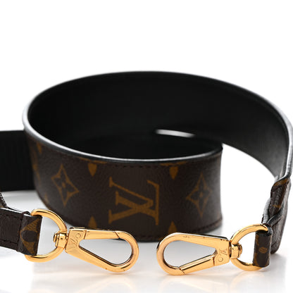Louis Vuitton Monogram Bandouliere Shoulder Strap Black 4 of 5