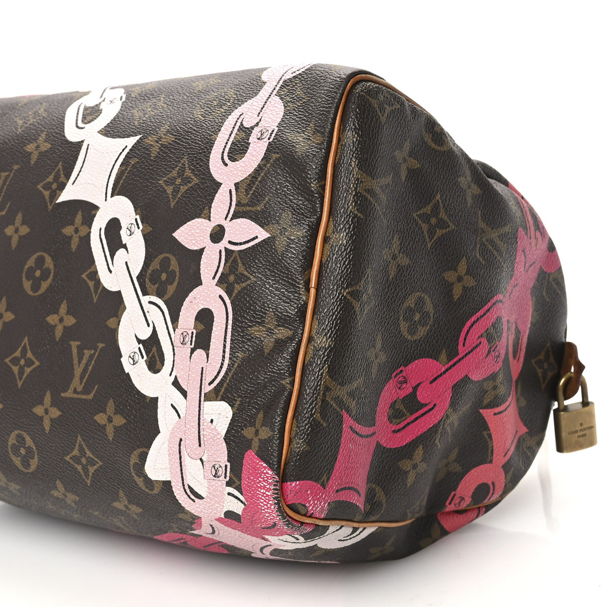 Monogram Bay Speedy 30 Rose Ballerine Poppy