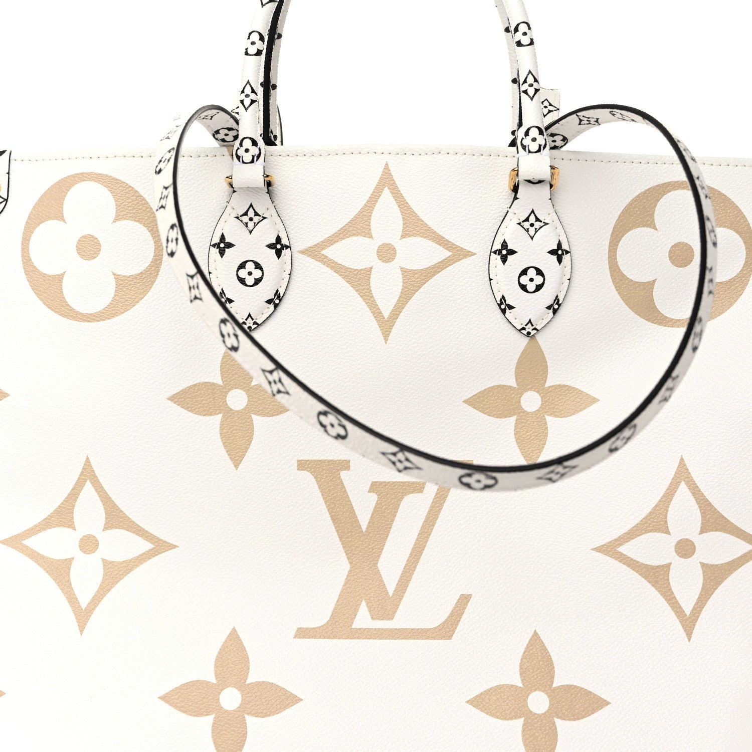 Louis Vuitton Monogram Giant Onthego GM Kaki Beige 8 of 10