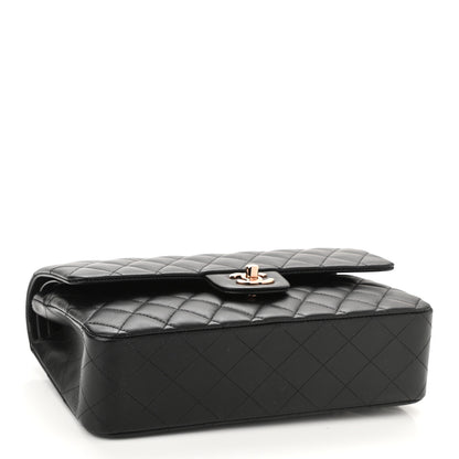 Chanel Lambskin Quilted Medium Double Flap Black 4 of 11