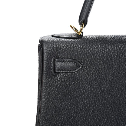 Hermes Togo Kelly Retourne 25 Black 11 of 40