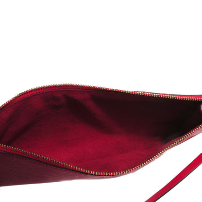 Louis Vuitton Epi Pochette Accessories 24 Castillan Red 6 of 7