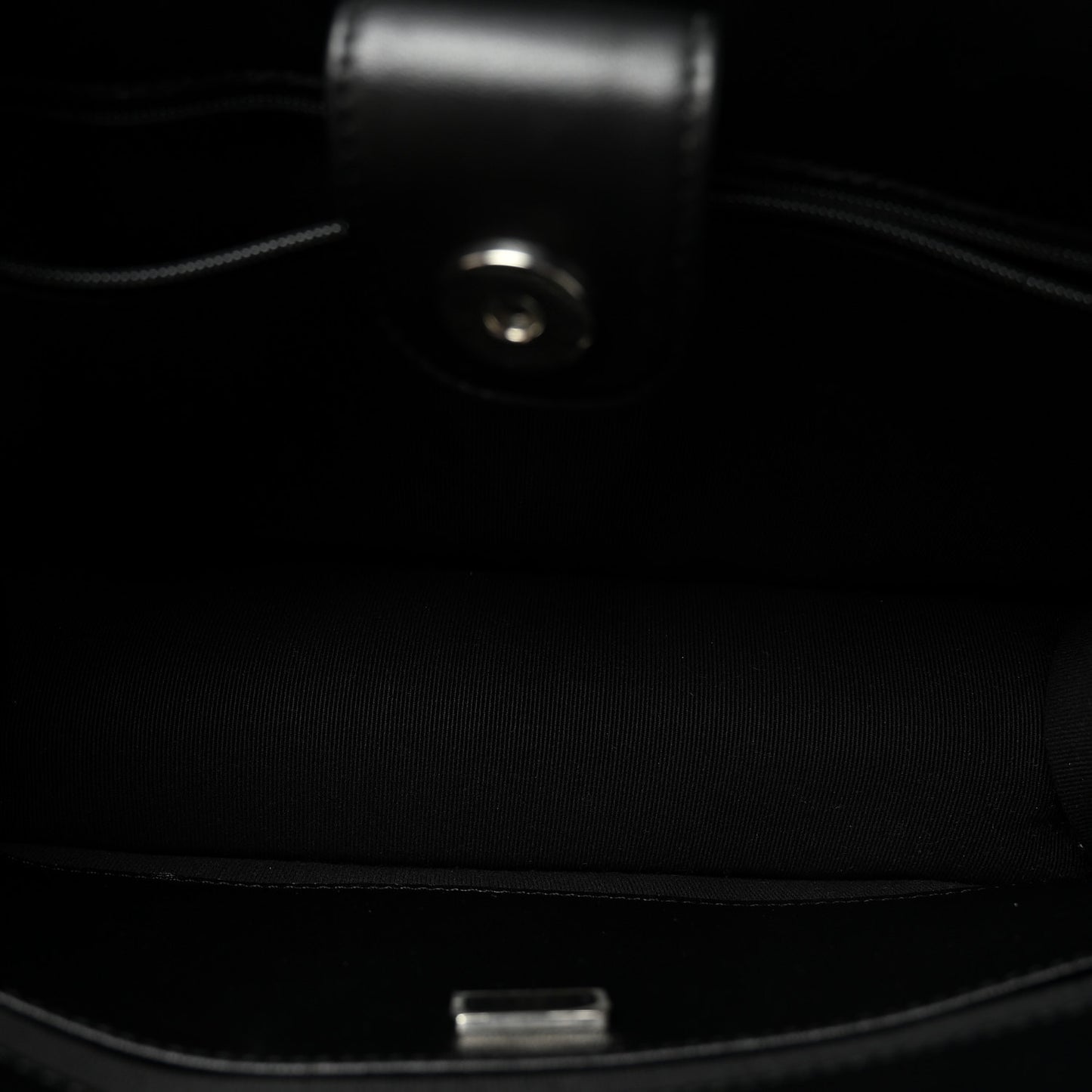 Lambskin Calfskin Small Chocolate Bar Tote White Black