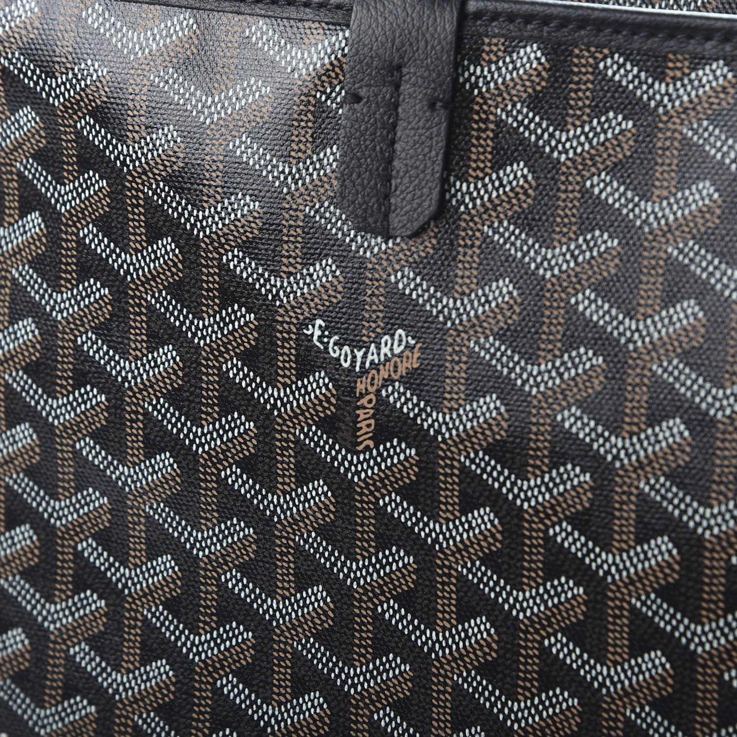 Goyard Goyardine Artois MM Black 9 of 9
