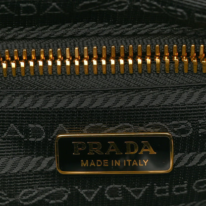 Prada Shiny Nappa Medium Shoulder Bag Black 6 of 10