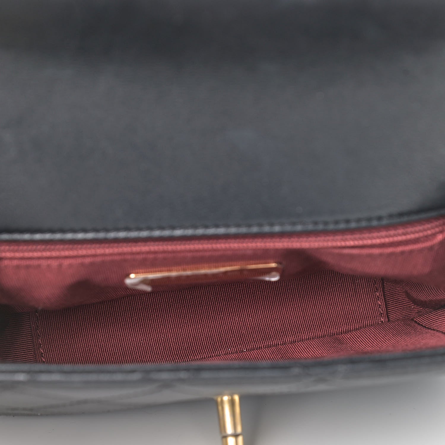 Chanel Lambskin Quilted Chain Infinity Waist Belt Bag Black 5 of 10