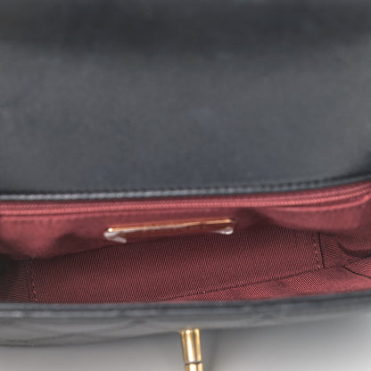 Chanel Lambskin Quilted Chain Infinity Waist Belt Bag Black 5 of 10