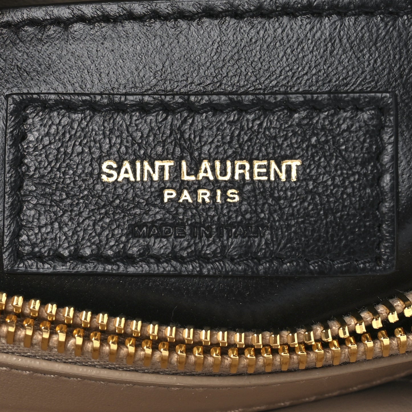 Calfskin Y Quilted Monogram Small Loulou Chain Satchel Dark Beige