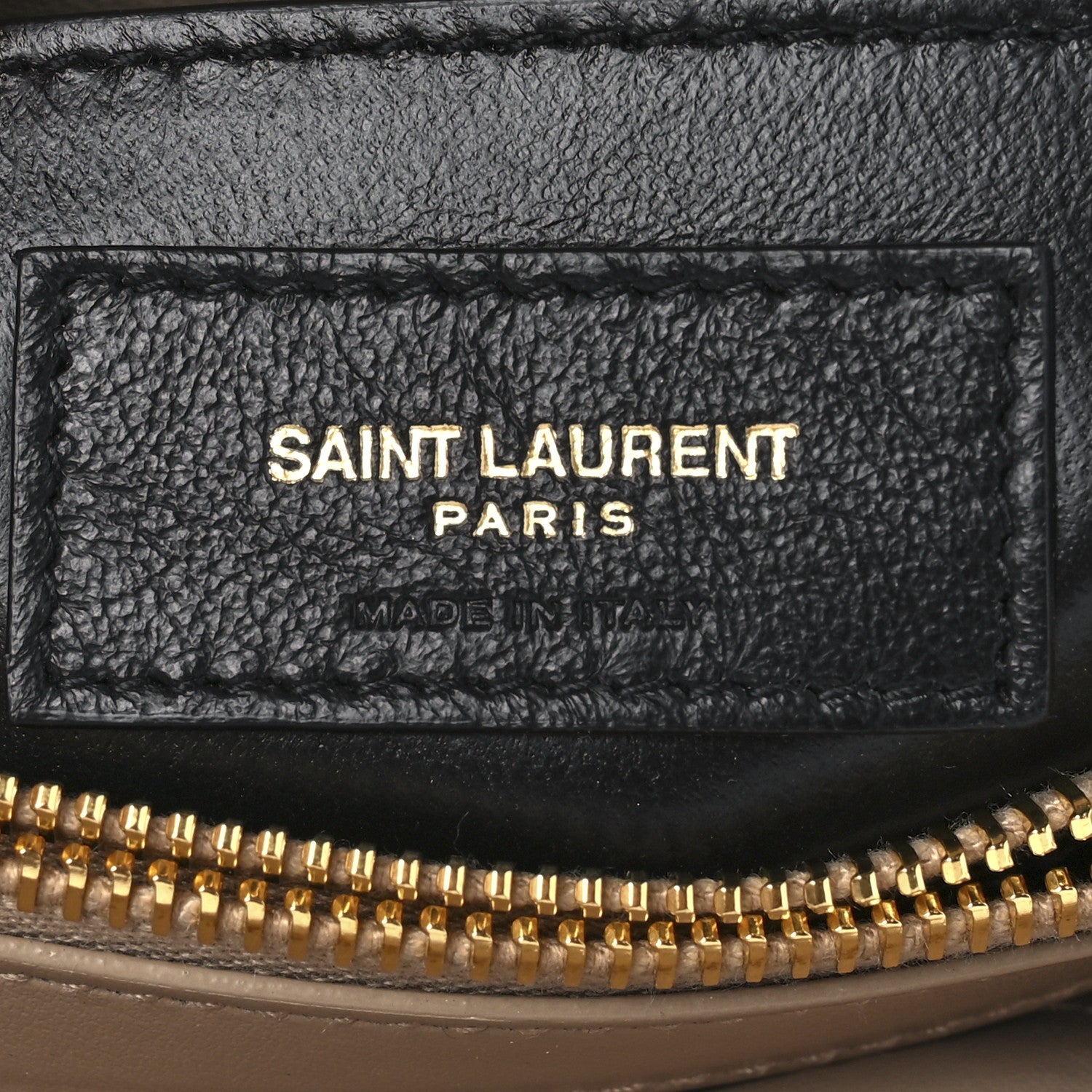 Saint Laurent Calfskin Y Quilted Monogram Small Loulou Chain Satchel Dark Beige 7 of 14