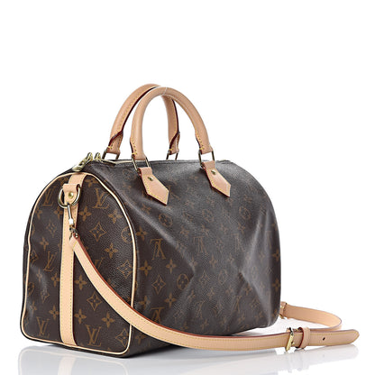 Louis Vuitton Monogram Speedy Bandouliere 30 3 of 9