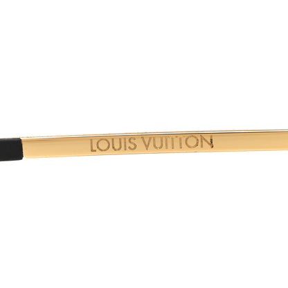 Louis Vuitton Metal The Party Aviator Anti Blue Sunglasses Z0997W Gold 6 of 7