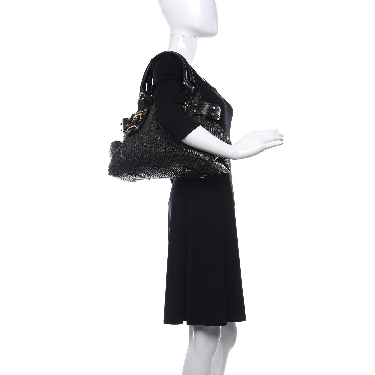 Louis Vuitton Monogram Motard Biker Black 2 of 12