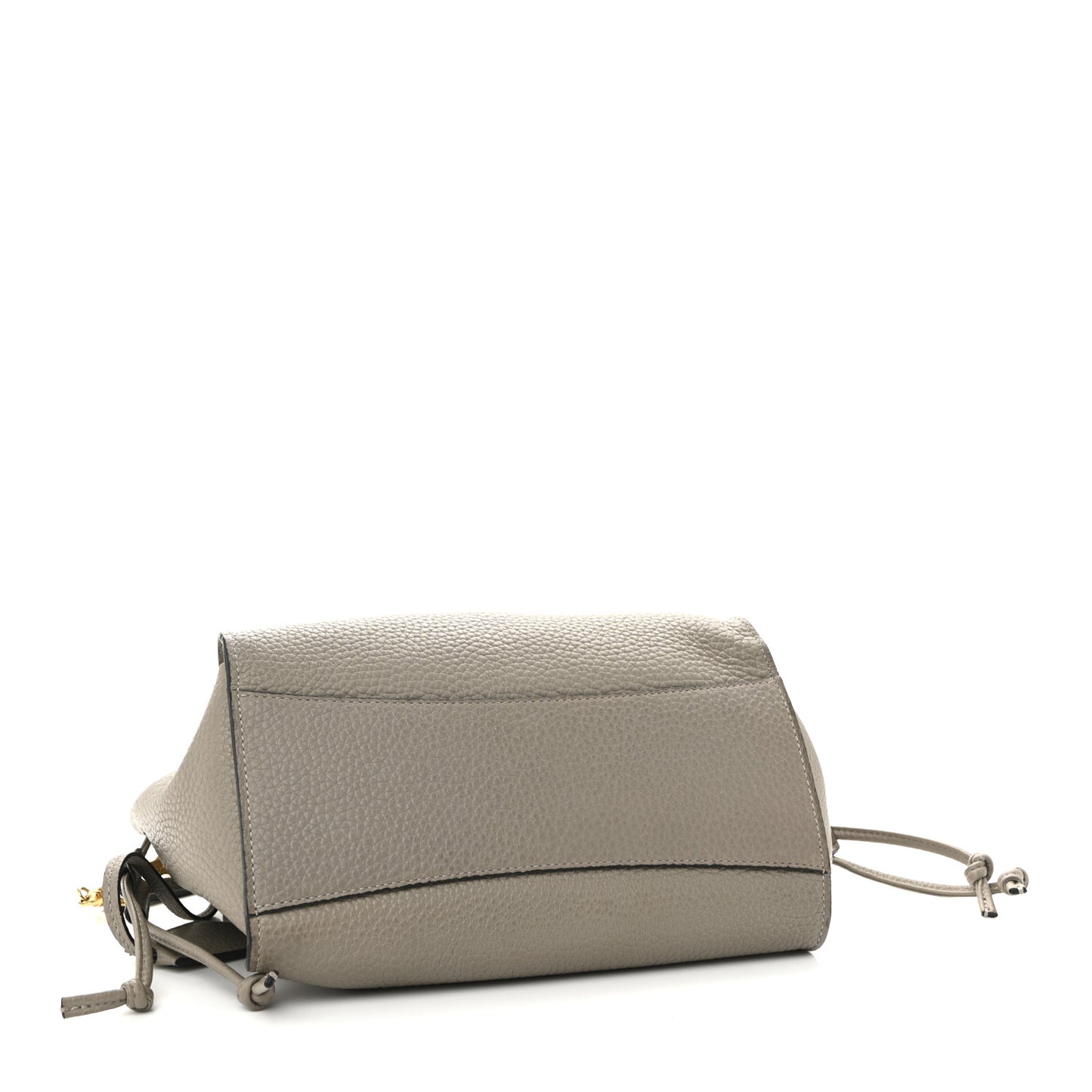 Heavy Grain Small Iris Tote Powder Grey Dark Clay