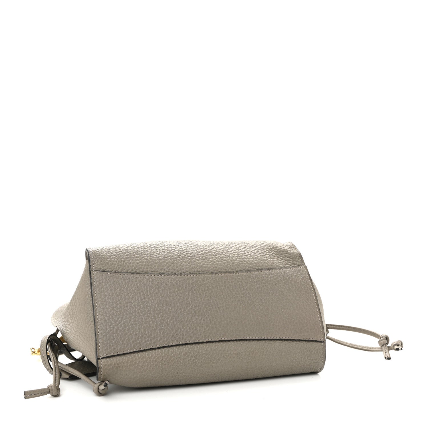Mulberry Heavy Grain Small Iris Tote Powder Grey Dark Clay 4 of 9