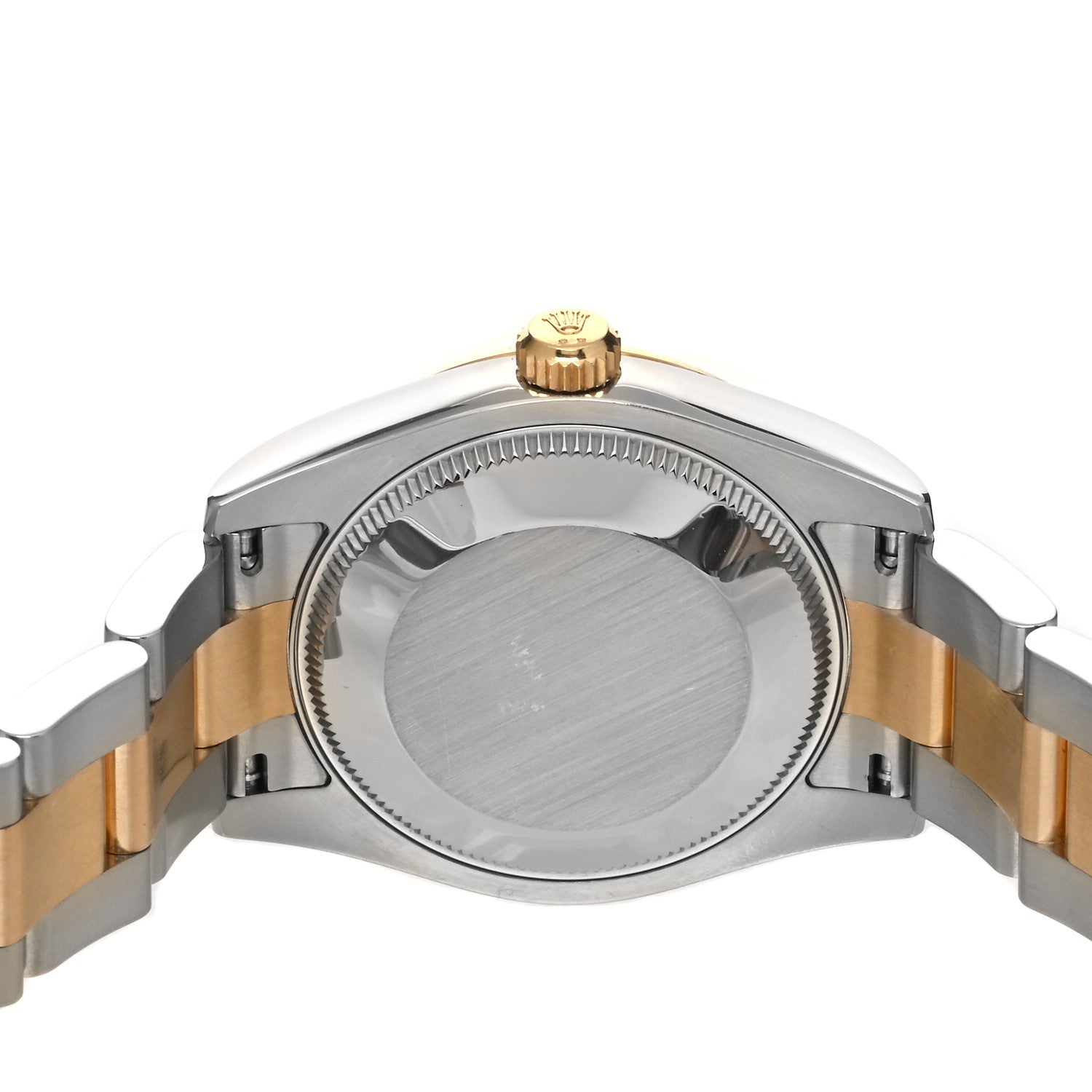 Rolex Stainless Steel 18K Yellow Gold 31mm Oyster Perpetual Datejust Watch White Roman 178273 4 of 5