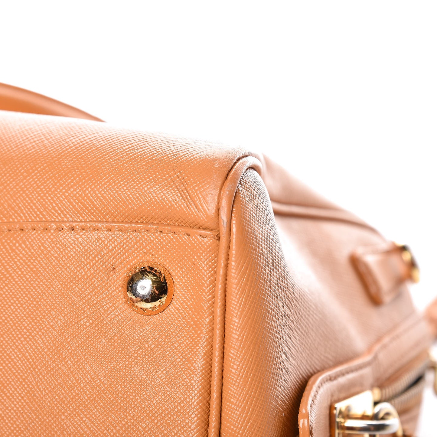 Saffiano Lux Bowler Ocra