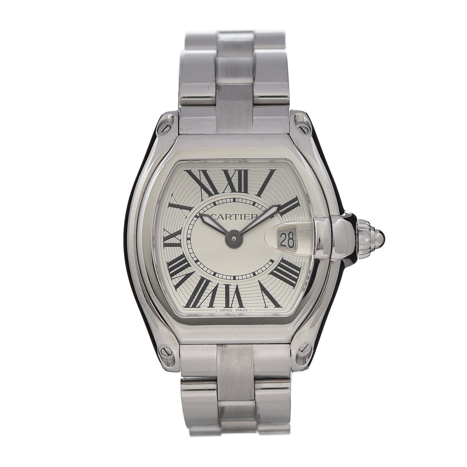 Cartier Stainless Steel 31mm Roadster Quartz Watch 2 of 8