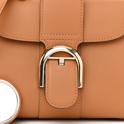 Delvaux Grained Calfskin Mini Brillant Satchel Natural 8 of 10