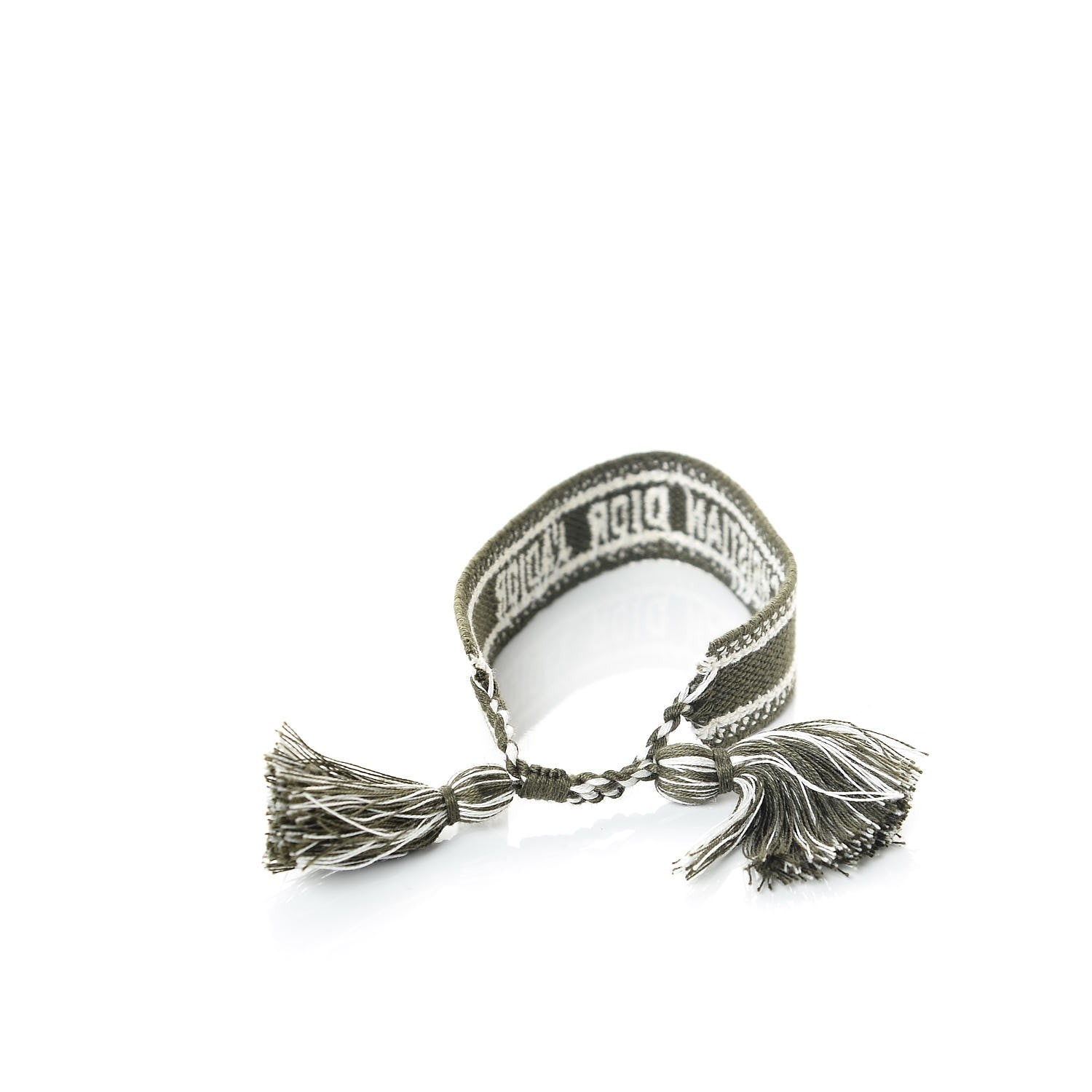 Christian Dior Woven Cotton J'Adior Friendship Bracelet Set 4 of 5