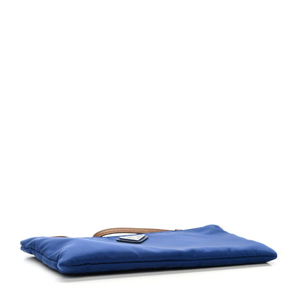 Prada Tessuto Nylon Saffiano Wristlet Bluette 4 of 8
