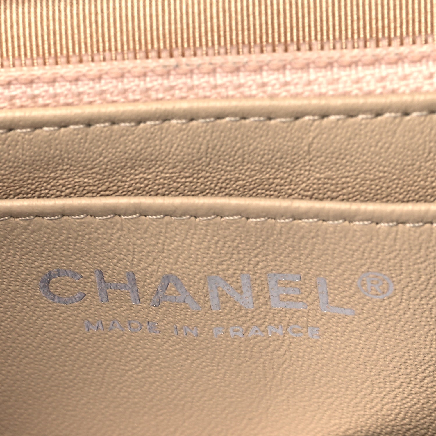 Chanel Lambskin Quilted Jumbo Single Flap Beige Clair 5 of 11