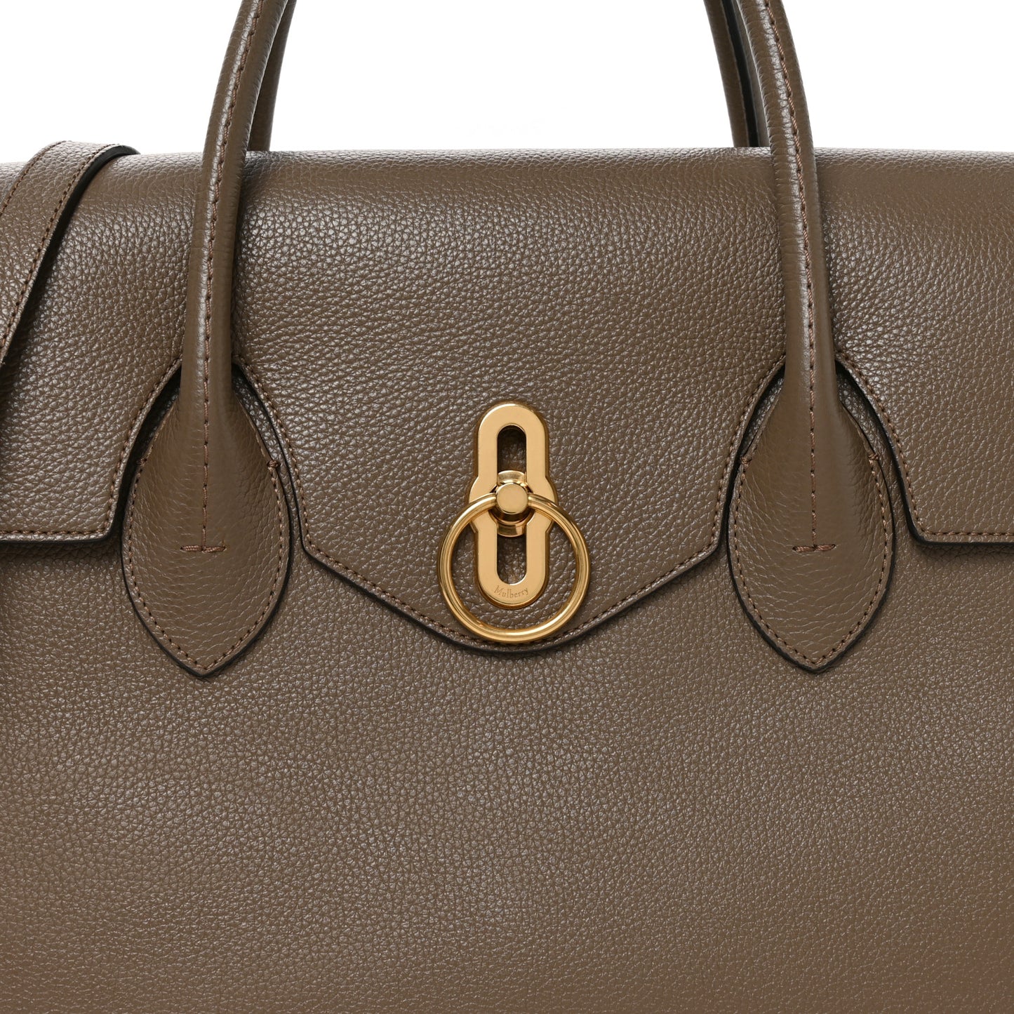Small Classic Grain Calfskin Seaton Clay