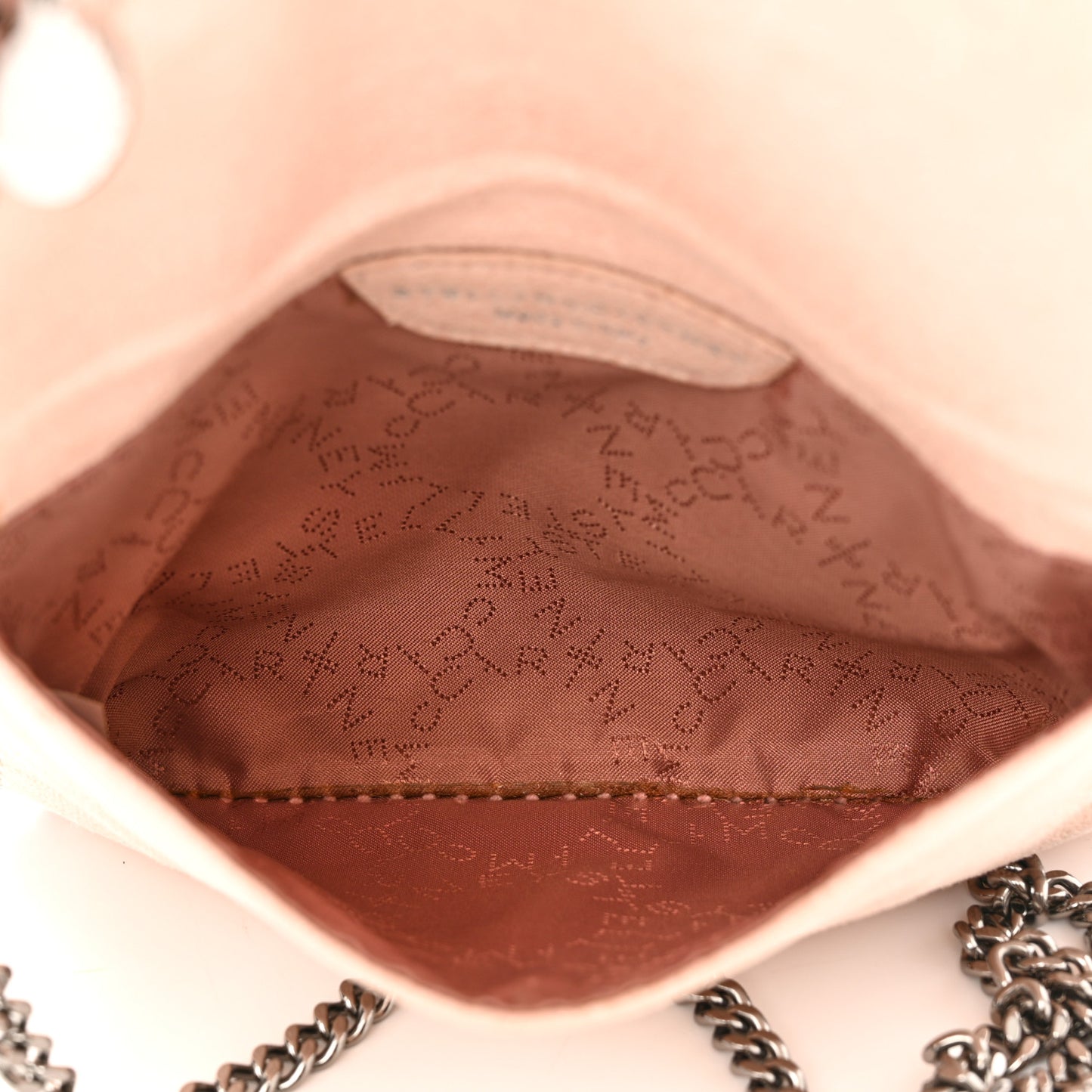 Shaggy Deer Mini Falabella Crossbody Bag Powder