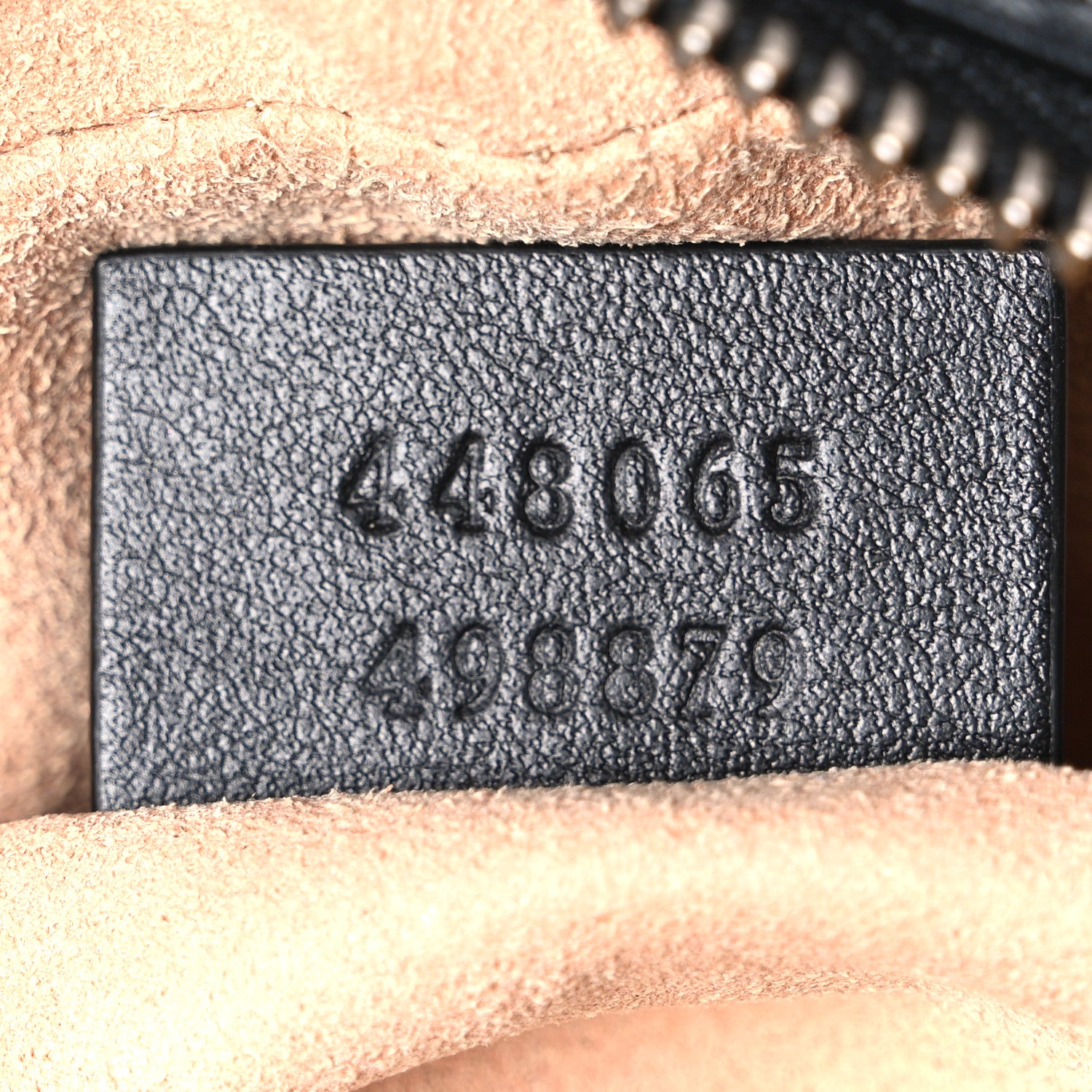 Gucci Calfskin Matelasse Mini GG Marmont Chain Shoulder Bag Black 7 of 10