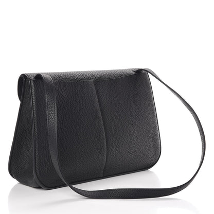 Hermes Taurillon Clemence Halzan 31 GM Black 3 of 9