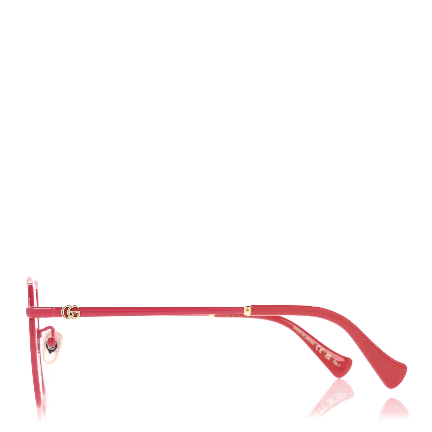 Gucci Metal Round GG Sunglasses GG1142SA Pink 3 of 9