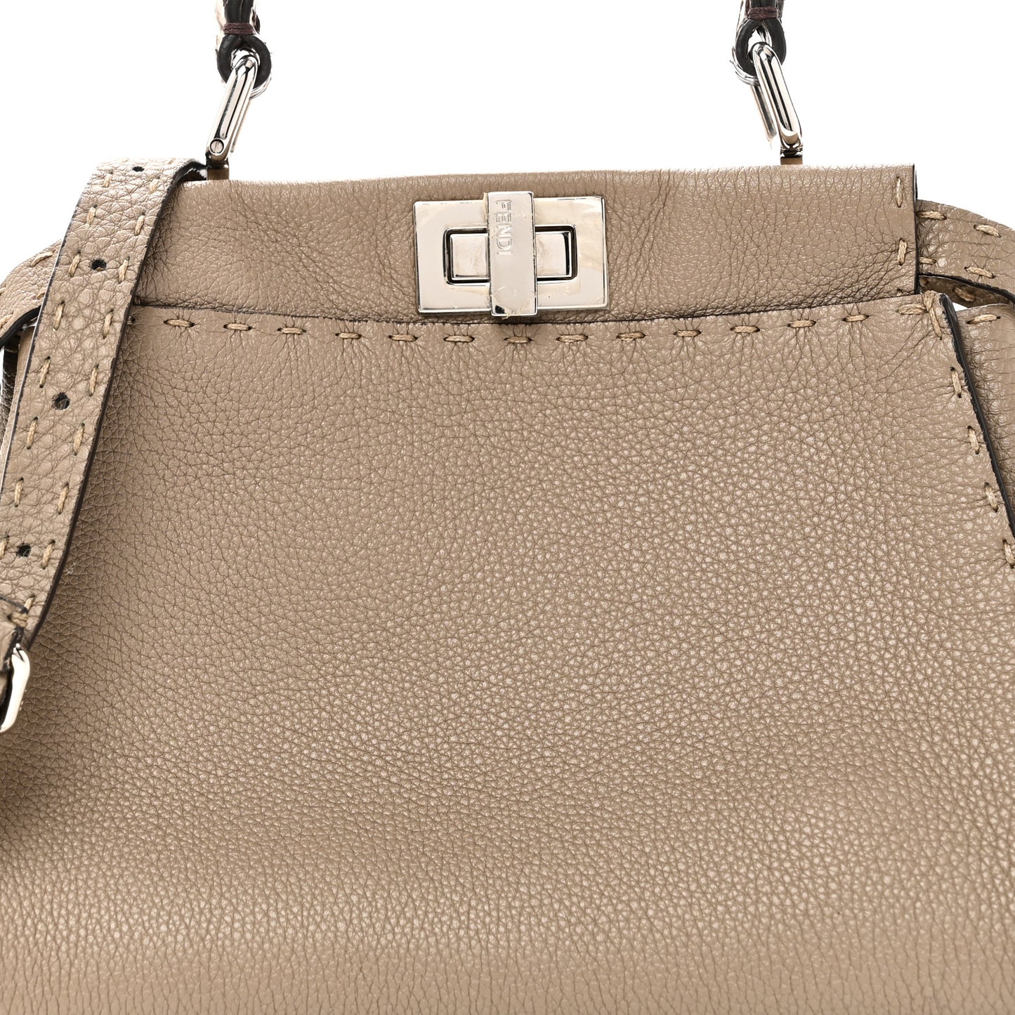 Cuoio Romano Snakeskin Selleria Mini Peekaboo Iconic Satchel Roccia Corda