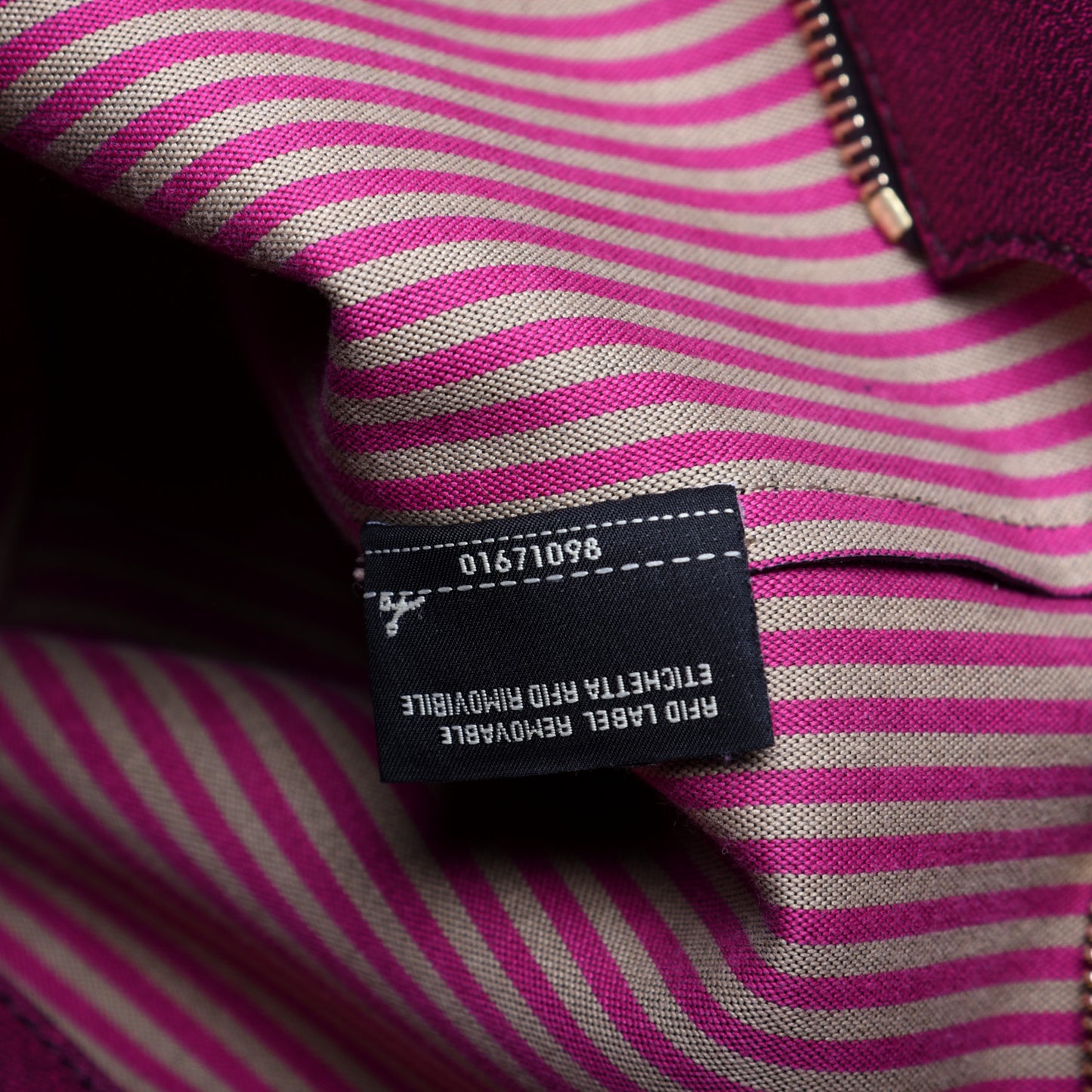 Zucca Spalmati Medium Roll Tote Tobacco Fuxia