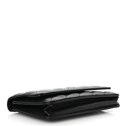 Chanel Lambskin Quilted Wallet On Chain WOC Black 4 of 16