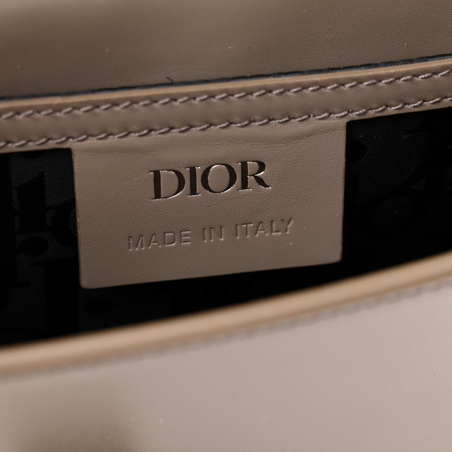 Smooth Calfskin Lock Messenger Bag Beige