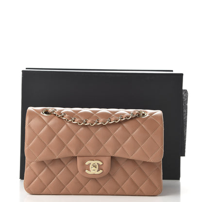 Chanel Lambskin Quilted Small Double Flap Brown 11 of 11