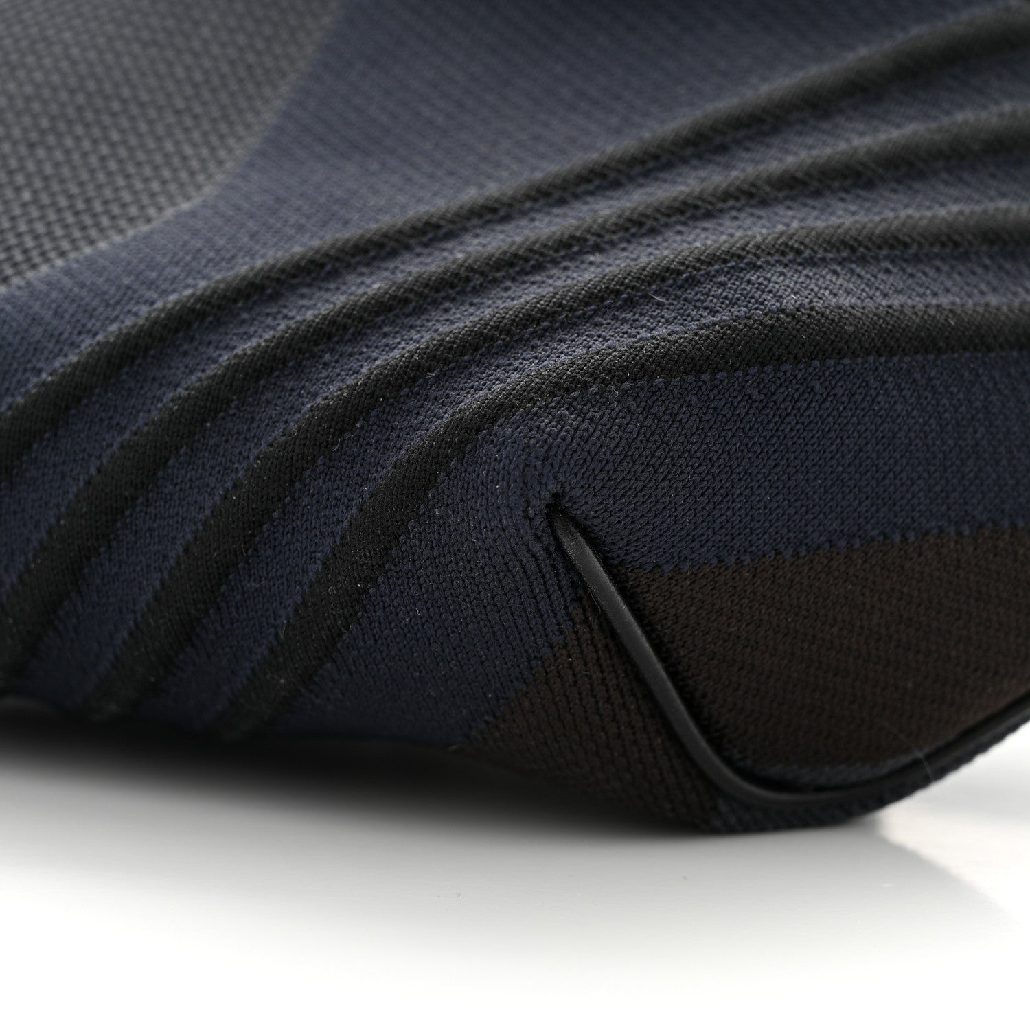 Hermes Dynamo Technical Canvas Allegretto Calfskin Cityslide Belt Bag Plomb Bleu Nuit Black 9 of 9