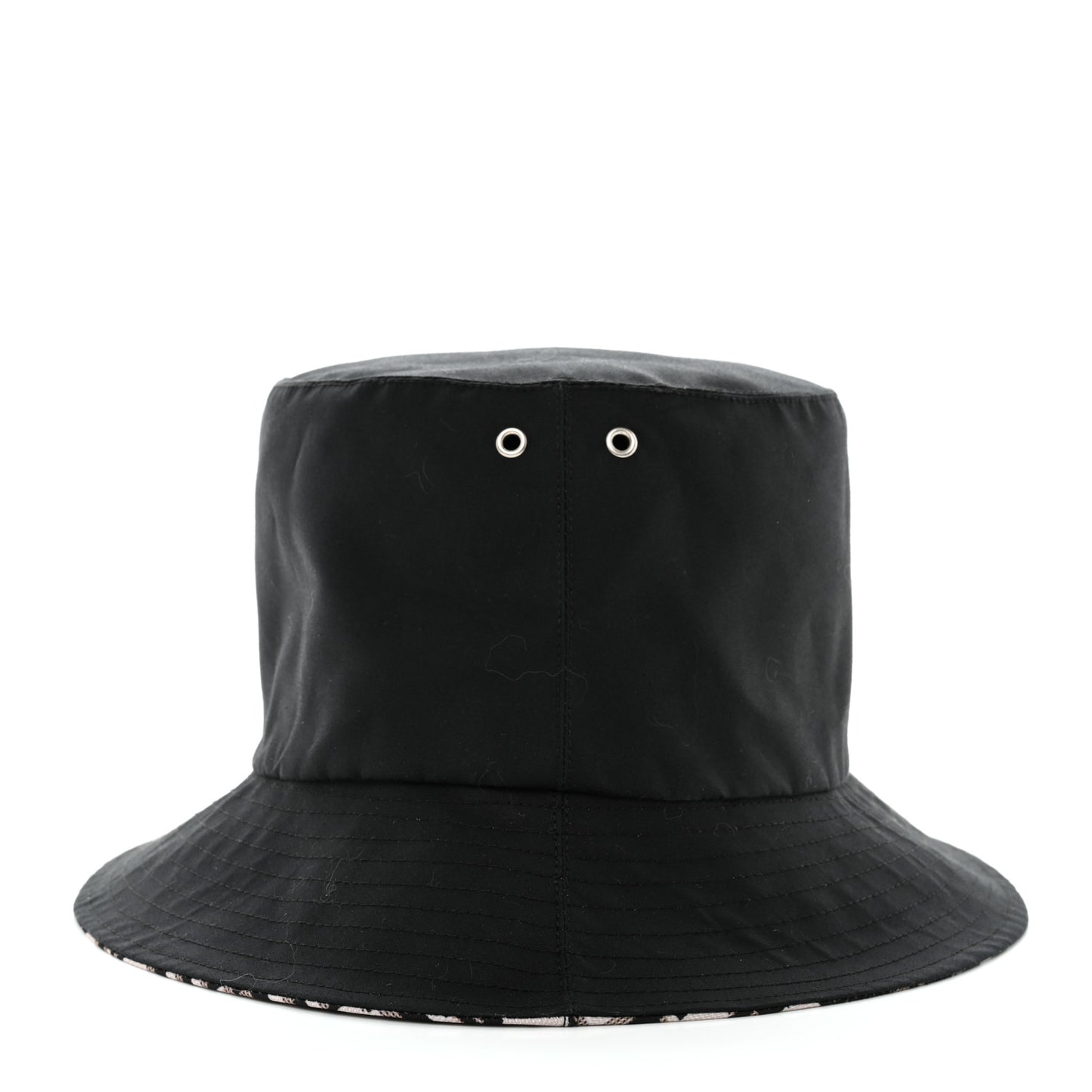Oblique Reversible Teddy-D Brim Bucket Hat Black