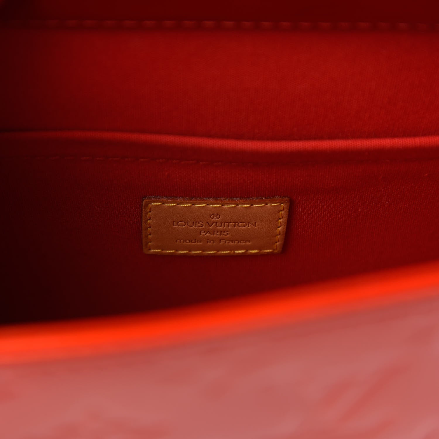 Louis Vuitton Vernis Biscayne Bay GM Rouge 8 of 11