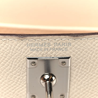 Hermes Epsom Mini Kelly Sellier 20 Nata Jaune Ambre Brique 6 of 10