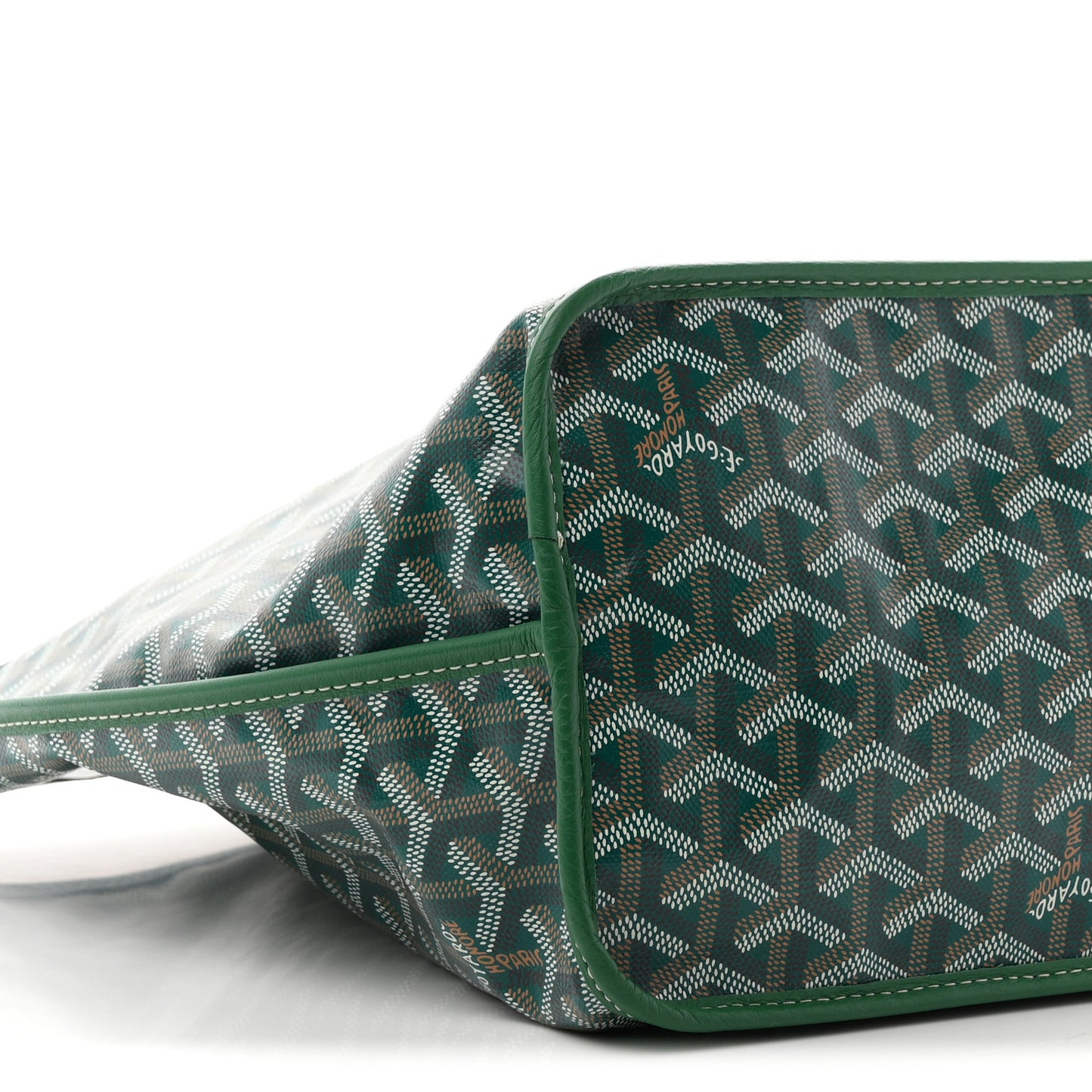 Goyardine Reversible Anjou PM Green