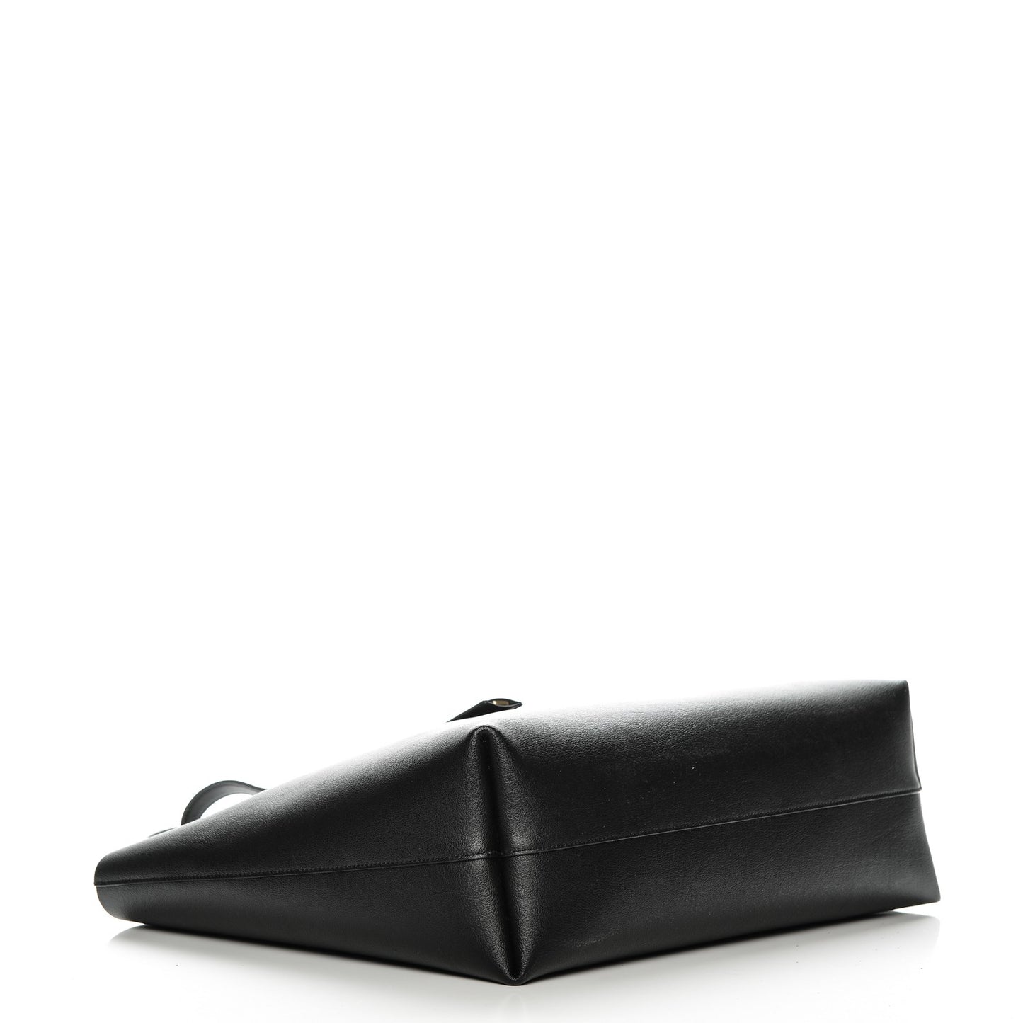 Calfskin Large Shopping Tote Black