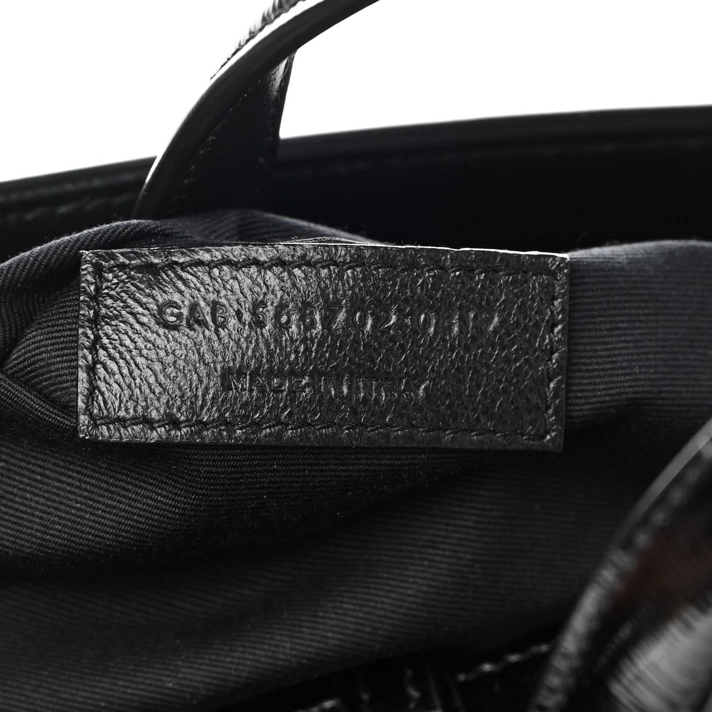 Patent Small Manhattan Shopper Tote Black